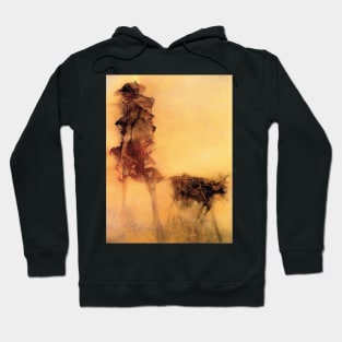 beksinski - Dystopian Surrealism artists Hoodie